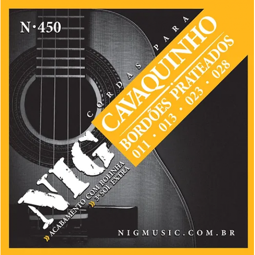 Encordoamento Cavaquinho Cavaco Nig N-450 011