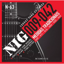 Encordoamento Cordas De Guitarra Nig N-63 09