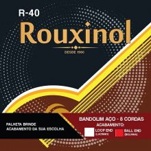 Encordoamente Rouxinol R40-BE P/Bandolim Aço - 8 Cordas