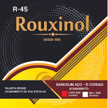 Encordoamente Rouxinol R45-LE P/Bandolim Aço - 10 Cordas