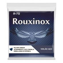 Encordoamento Violão Aço Rouxinol inox Chenille R70 Econômico