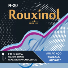 Encordoamentos Rouxinol Para Violão Aço 011 R-20 