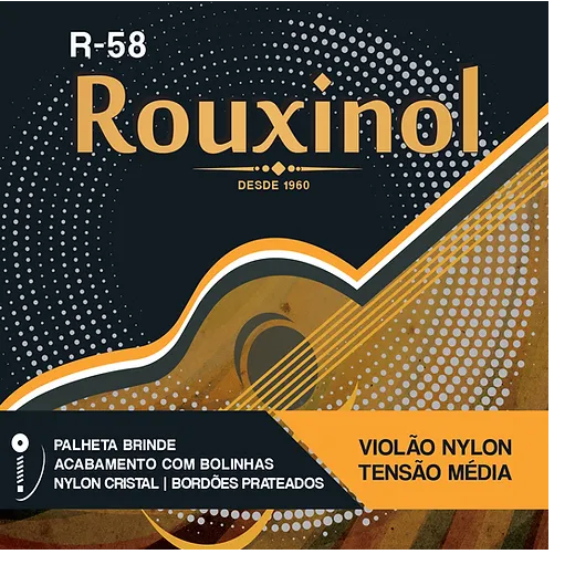 Encordoamento Rouxinol Violão Nylon R-58