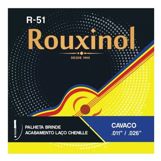 Encordoamento Cavaco Laço Chenille R51 Rouxinol